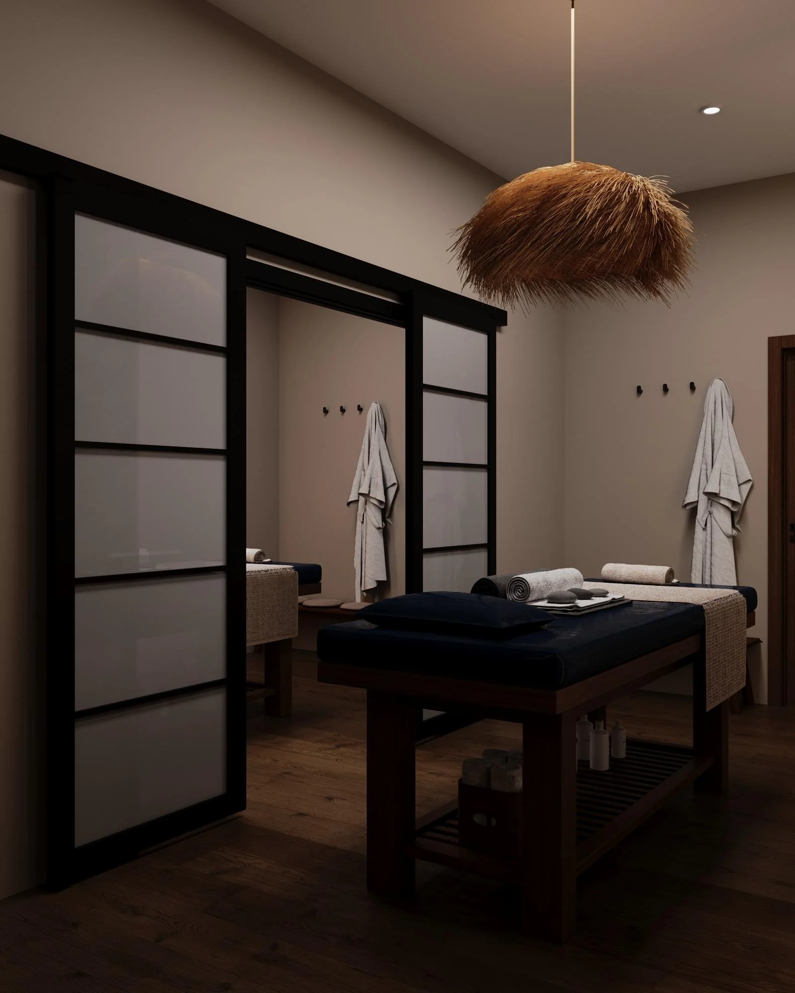 A tranquil treatment room at Sanctuary